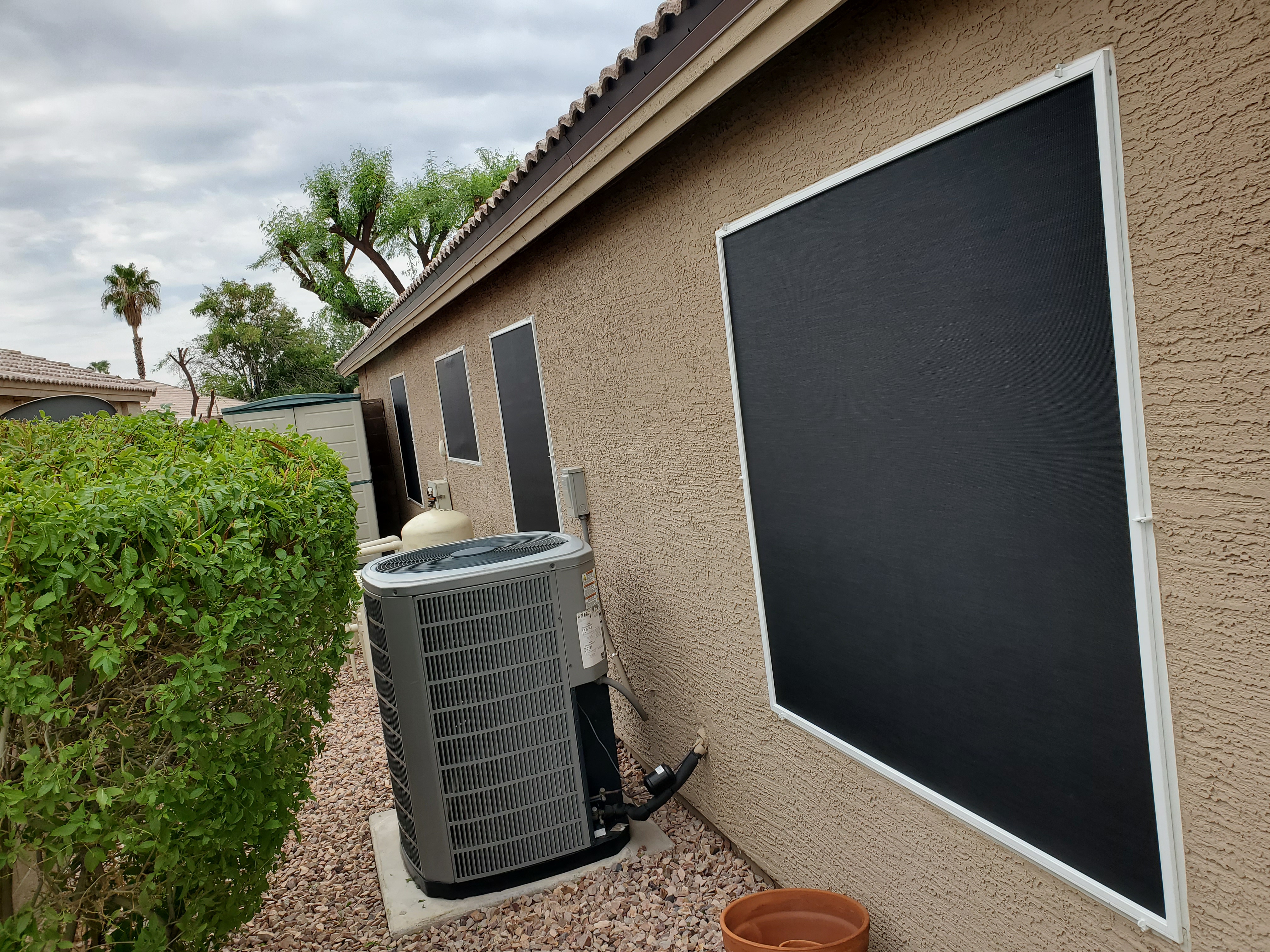 Window Sunscreen Installation